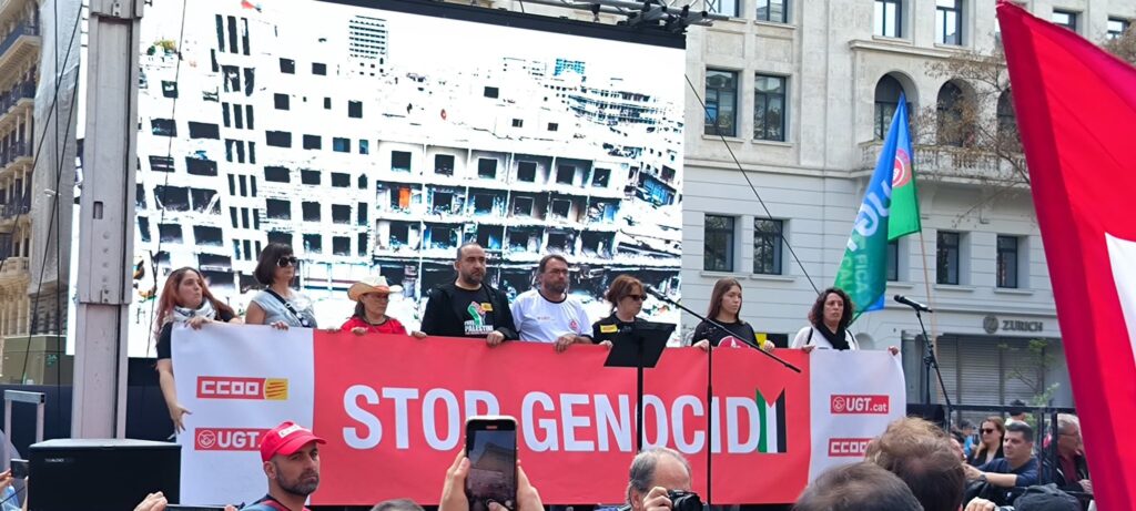 1 De Maig Stop Genocidi Barcelona