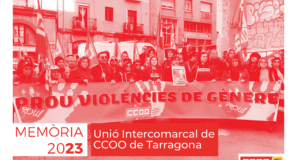 Memoria CCOO Tarragona 2023 Portada